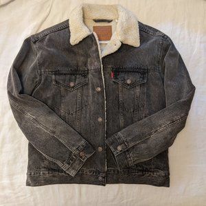 Levi Sherpa Trucker Jacket Small